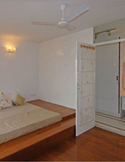 White and Wood Villa Interiors 22